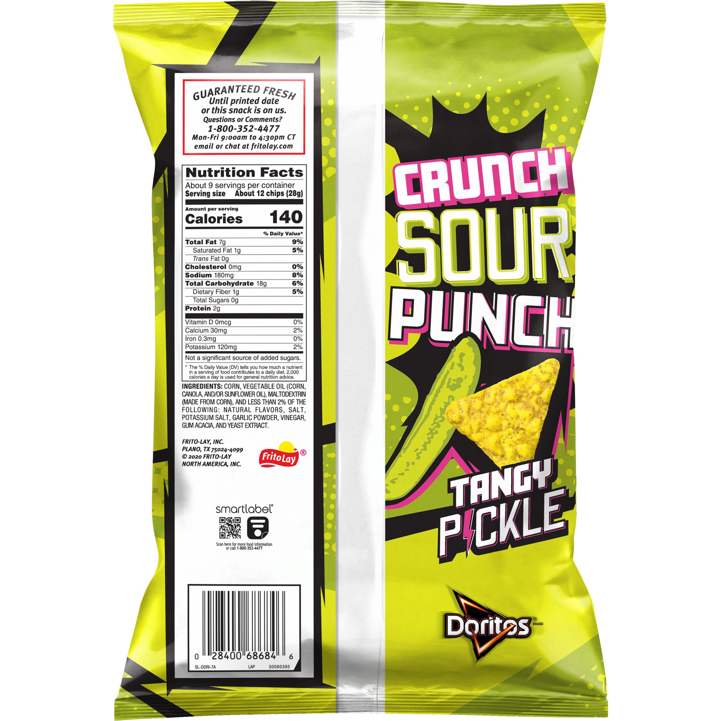 Doritos Tangy Pickle Flavored Tortilla Chips