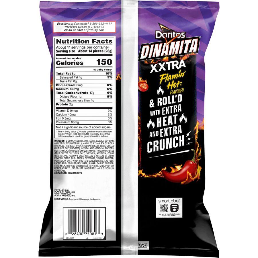 Doritos® Dinamita® Xxtra Flamin Hot Rolled Tortilla Chips