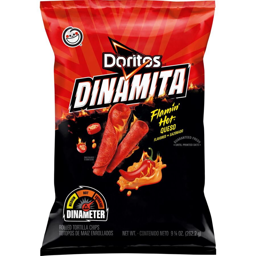 Doritos® Dinamita® Flamin Hot Queso Flavored Rolled Tortilla Chips 000000000300029887_EA
