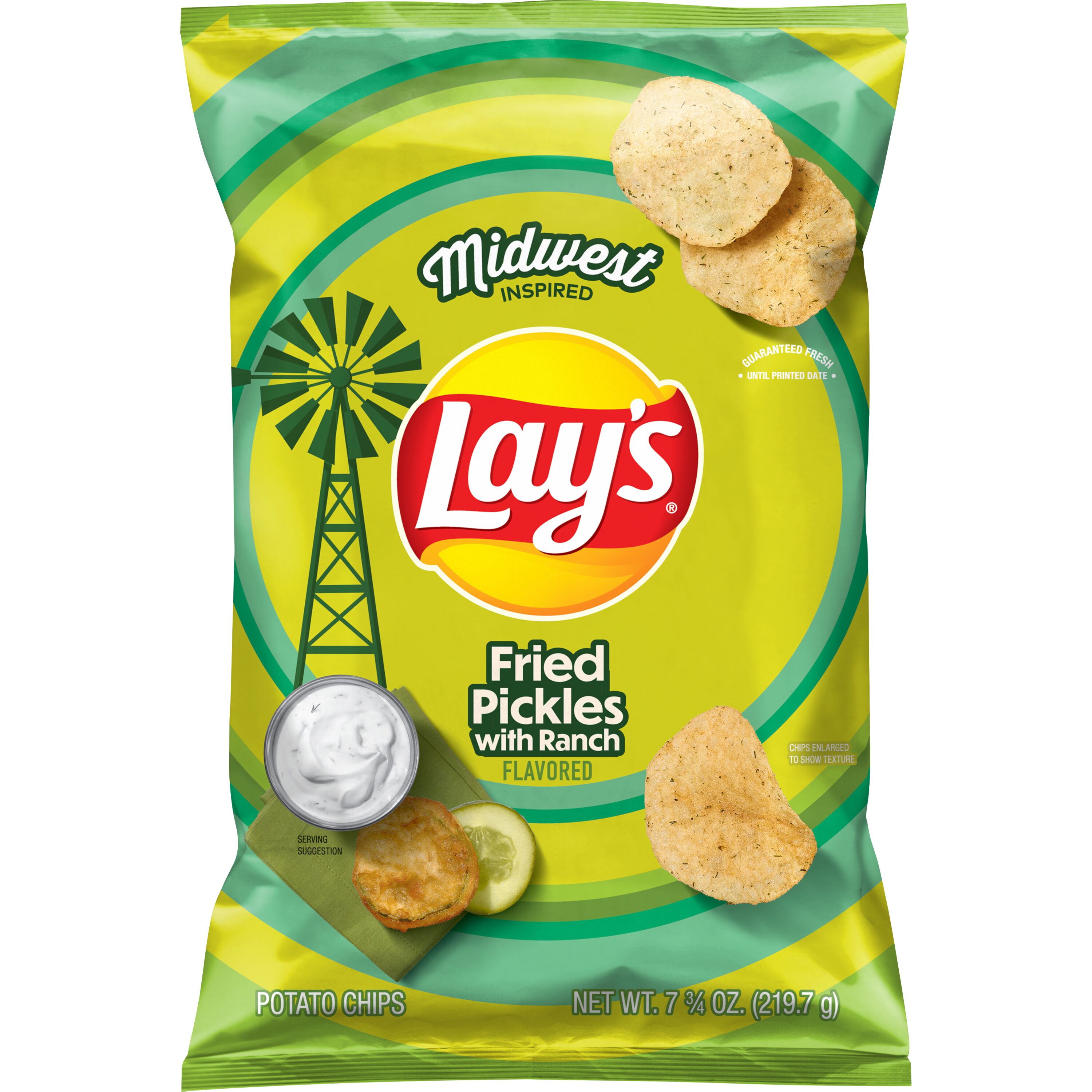 Lay's® Fried Pickles with Ranch Flavored Potato Chips 000000000300041106_EA