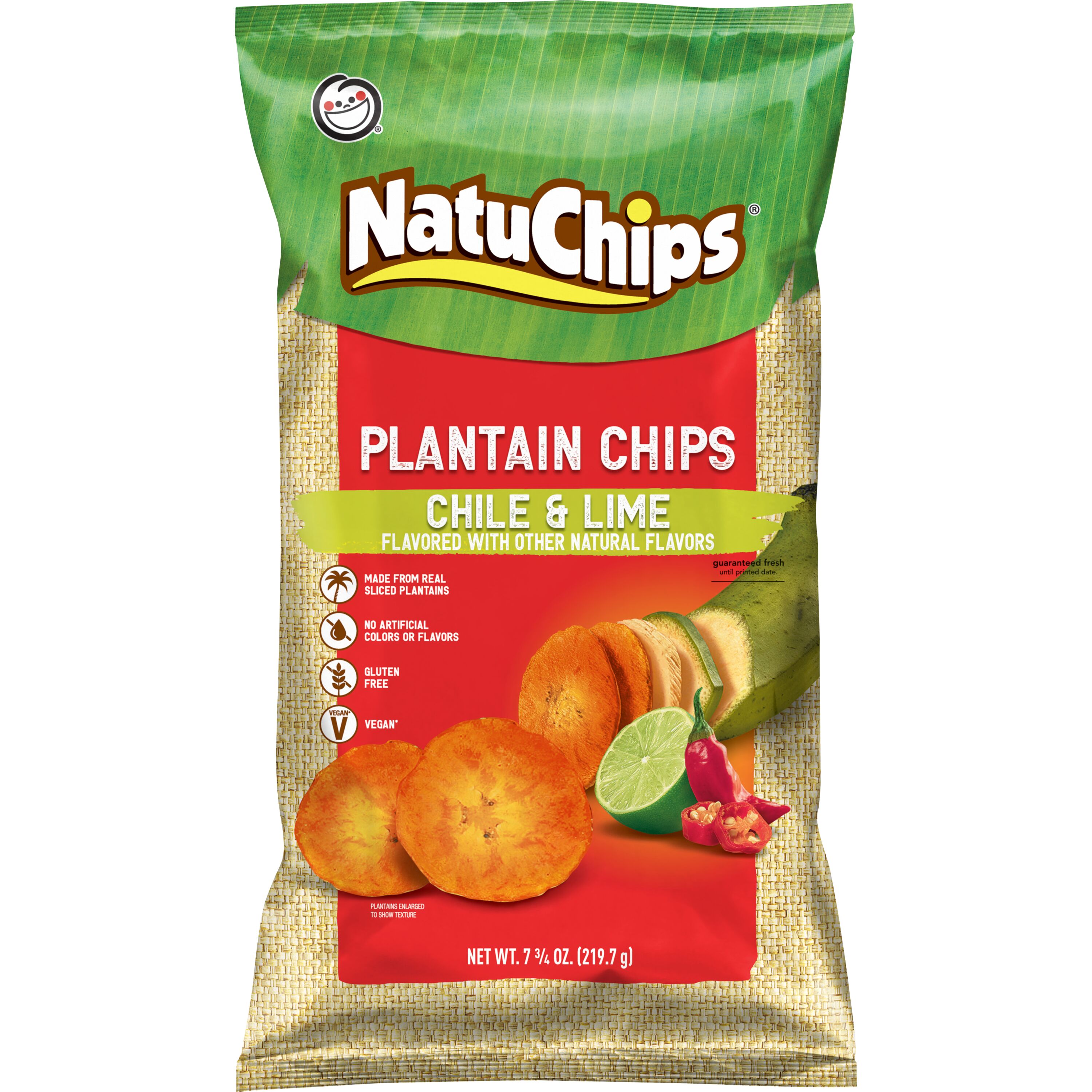 Natuchips® Chile & Lime Flavored Plantains Chips 000000000300040424_EA