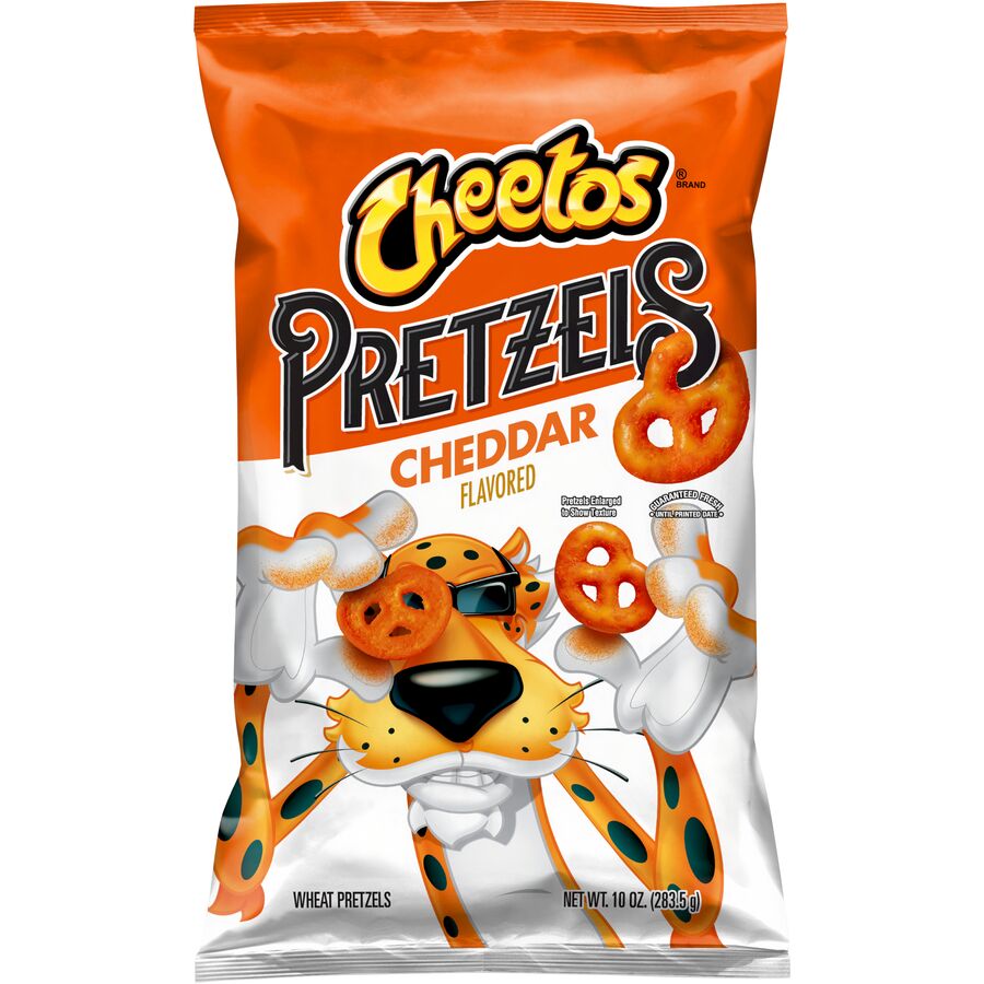 Cheetos® Cheddar Pretzel Flavored Snacks 000000000300032510_EA
