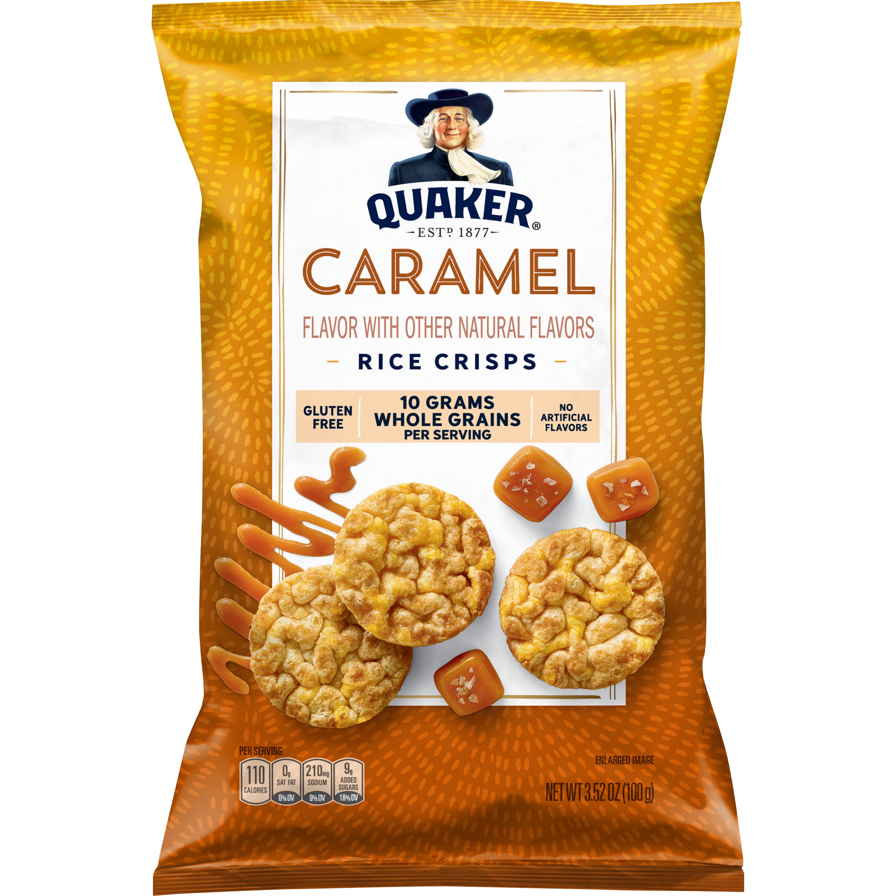 Quaker® Caramel Popped Rice Crisps 000000000300040955_EA