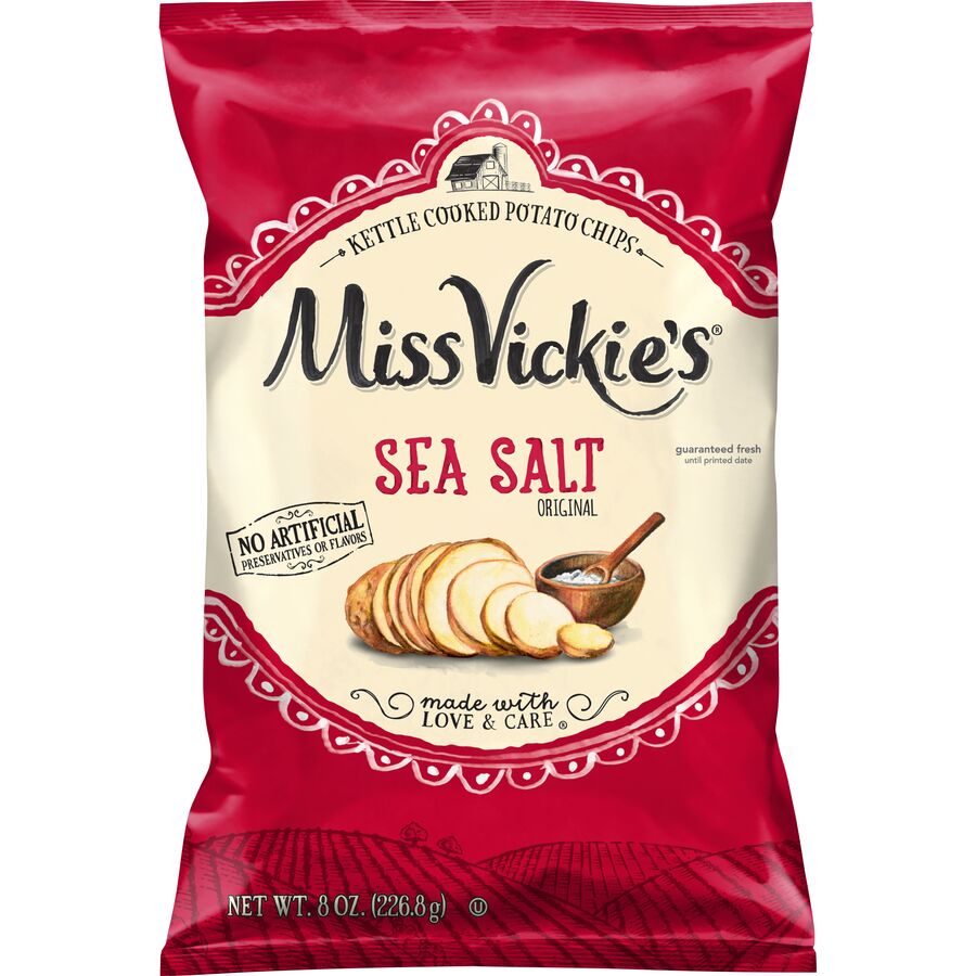 Miss Vickie's® Sea Salt Flavored Potato Chips 000000000300041440_EA